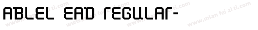 AbleL ead Regular字体转换